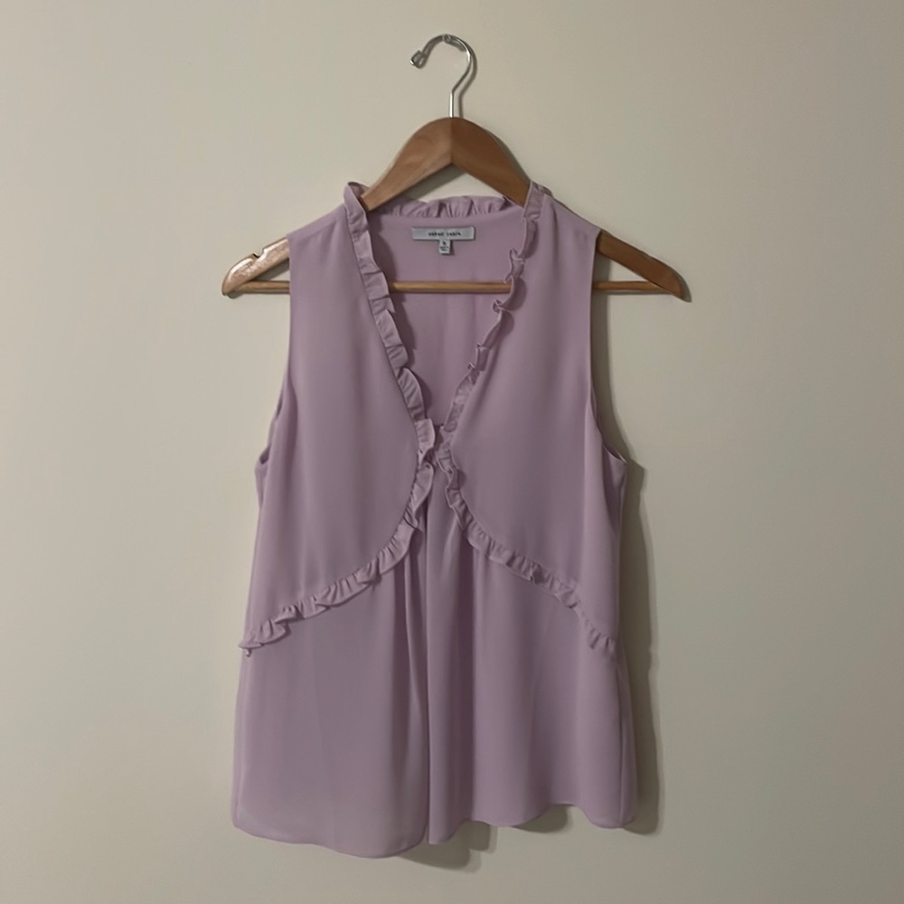 Naked zebra light purple blouse